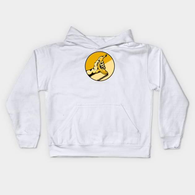 Banana phone Kids Hoodie by il_valley